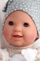 Preview: Schildkröt Schnullerbaby Lenchen 37 cm, blaue Augen  Neu 24
